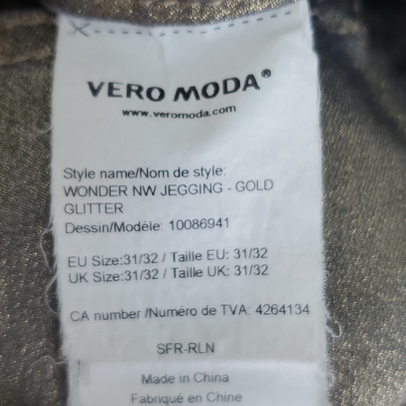 VERO MODA SKINNY FIT JEANS - Picture 2 of 4